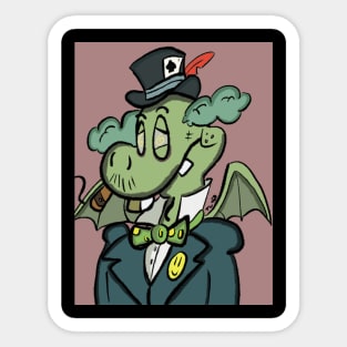 Dumphy the Dragon. Sticker